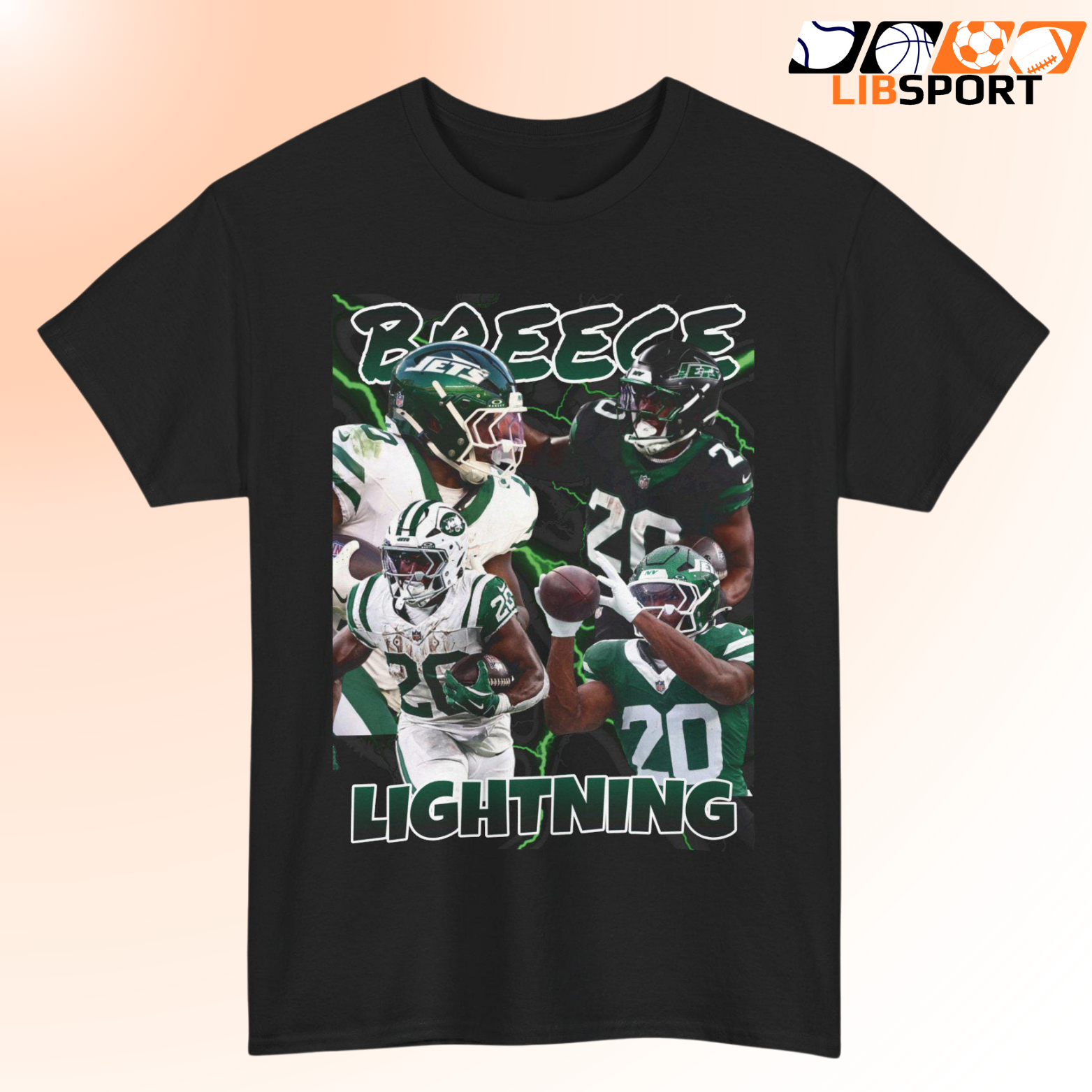 Breece Hall New York Jets T Shirt, Vintage Nfl Football Fan Tee